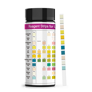 Bandelettes de <span class=keywords><strong>test</strong></span> <span class=keywords><strong>urinaire</strong></span> à 11 paramètres pour la détection des infections urinaires, modèle URS-11 - Product Image 4