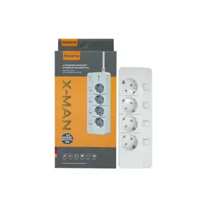 Customization Yamatik Universal Multiple 4 Way 16a Power Strip Electric Wall Extension Sockets And Switches