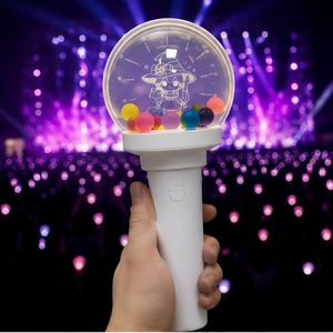Bâton lumineux LED 2,4G à piles avec logo personnalisé, 15 couleurs, pour ambiance de concert, accessoires d'idole, fournitures de fête, en plastique - Product Image 1