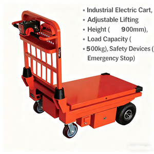 Электрическая тележка-подъемник NK 1105 с функцией перемещения платформы для использования внутри и вне помещений - Product Image 3