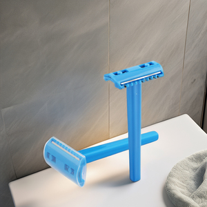 Dùng Một Lần Phẫu Thuật Thép Không Gỉ Đôi Cạnh An Toàn Dao Cạo Nhựa Xử Lý Y Tế Prep Dao Cạo Cho Khuôn Mặt Mẫu Miễn Phí Có Sẵn - Product Image 3