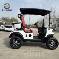 Nouveau modèle 2026 : Voiturette de golf électrique confortable 3-4 places, sûre et pratique avec télécommande, autonomie de 90 km
