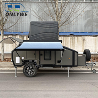 EXP-4 Remorques de voyage tout-terrain à suspension indépendante Norme australienne Mini caravane Remorque avec panneau solaire et tente