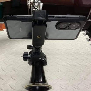 Soporte Atril de Música Plegable y Portátil para Clarinete e Instrumentos Musicales con Sujetador Desmontable de Liberación Rápida para Teléfono Móvil - Product Image 3