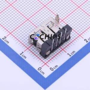 912-121A102AD10200 USB Connector Bent Lead Through Hole Connector Type-A USB 2.0 Female Right Angle Insert - Product Image 2