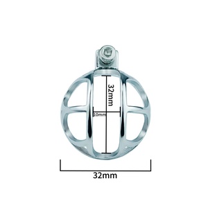 Jaula de Castidad FRRK Sissy CBT para Hombre, Anillos para Pene de Acero Inoxidable, Juguetes Sexuales de Bondage Pequeños, Gran Abertura en la Parte Delantera, Juegos para Adultos - Product Image 5