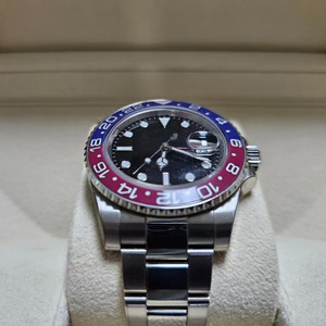 Chất Lượng Cao Sang Trọng Thiết Kế Người Đàn Ông Của Gmt Đồng Hồ Cơ Khí Đa Chức Năng Chống Xước Sapphire Tinh Thể Thủy Tinh Cao Su Divers - Product Image 2