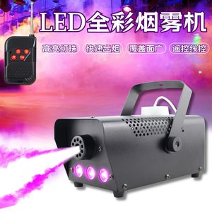 Máquina de humo LED a todo color de 500W con control remoto y 3 luces para escenarios, bodas, fiestas de Halloween - Product Image 1
