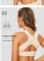 Nouveaux Soutiens-Gorge pour Femmes, Soutien-Gorge Dos Nu, Fermeture Avant, Push-up, Ajustable, à Armatures, Rembourré, Sportif, Bralette, Xxxl