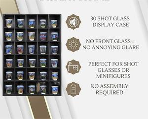 Vitrina de Madera Personalizada para Exhibición de Gafas, Fabricante OEM, Vitrina para Minifiguras <span class=keywords><strong>Lego</strong></span>, Caja de Exhibición de Pared para Mini Juguetes - Product Image 5