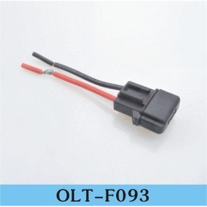 Olt F095 4 Position Right Angle Male Automotive Connector <b>Black</b> Plastic Wiring <b>Harness</b> Component - Product Image 3