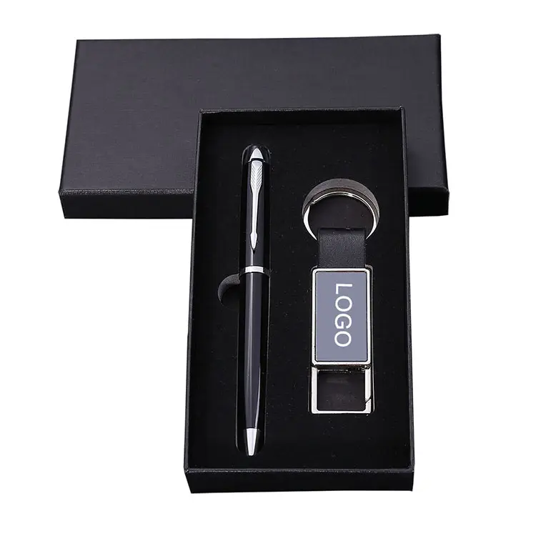 High Quality Promotional Gift Pen Set For Corporate Vip Gift Keychain Pen Gift Set For Men