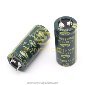 ตัวเก็บประจุอิเล็กโทรไลต์อะลูมิเนียมแบบ Snap-in 6800µF 50V 6800MFD 22*50มม. 85 องศา ยี่ห้อ <span class=keywords><strong>SAMWHA</strong></span> ผลิตในเกาหลี - Product Image 2