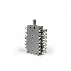 SSV14Manifold การวัดไขมันแบบก้าวหน้าการจ่ายสารหล่อลื่นแบบบล็อกอุปกรณ์ตัวแบ่งน้ำมันวาล์วหัวฉีดน้ำมันหล่อลื่น - Product Image 1