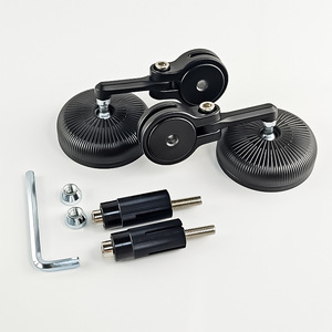 Espejo Retrovisor para Motocicleta Qiangye, Espejo Universal para Manillar CNC, Cristal Azul Reflectante, Protección de Seguridad - Product Image 2