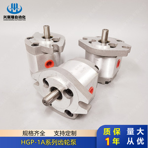 Pompe à engrenages Xingchenrui Automation HGP Série 1A en alliage d'aluminium à montage sur bride pour distribution d'huile hydraulique, automatisation industrielle - Product Image 2