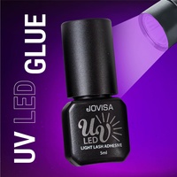 Adhésif en gel UV-C spécial pour partenaire régional, imperméable, sans latex, non irritant, longue tenue, personnalisable, pour extensions de cils UV