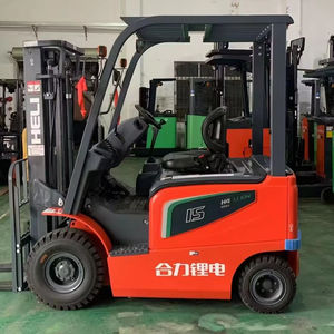 ポータブル小型フルエレクトリックパレットフォークリフト自動装填式スタッカーバンと倉庫用12トンBaterry 80v - Product Image 1