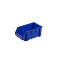 Caisses de rangement en plastique empilables recyclables - Conteneurs durables à forte capacité de charge, écologiques, boîtes de rangement multi-niveaux