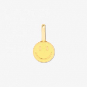 จี้สแตนเลสสั่งทำได้ ขายส่งจำนวนมาก ชุบทอง 14k เคลือบสีรุ้ง รูปหัวใจ ดวงจันทร์ แบบถอดได้ สำหรับสร้อยข้อมือ สร้อยคอ - Product Image 4