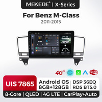 Autoradio stéréo sans fil WIFI 8 cœurs MEKEDE X10 X20 X30 X40 pour Mercedes Classe M 2011-2015, lecteur DVD de voiture RDS GPS, système audio de voiture