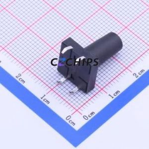 K2-1103DP-X4SW-01 Tactile Switch Through hole-4P,12x12mm Switch Single Pole Single Throw Round Button 2.5N Through Hole - Product Image 2