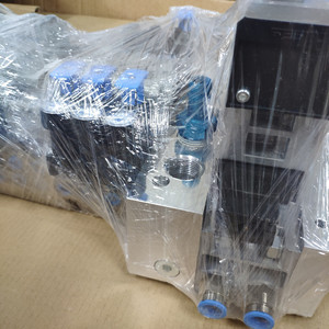 Îlot de vanne Festo VTS-A-FB 539217 avec borne électrique CPX 51E 44P pour le contrôle d'automatisation industrielle - Product Image 3