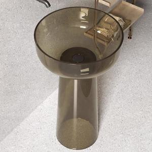 Fabricant d'usine Vente de production Beau lavabo Surface solide Lavabos de salle de bains Lavabo de salle de bains <span class=keywords><strong>en</strong></span> résine - Product Image 3