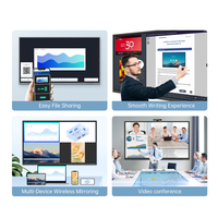 Tableau blanc interactif intelligent GAOKE Android, vente chaude, 75 pouces, tableau interactif intelligent de 65 pouces pour l'éducation