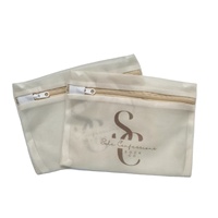 Tas cucian krem dengan Logo kaus kaki tas cucian jaring cuci 15*20cm kehidupan Modern lunak