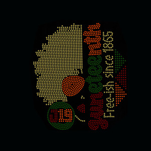Motivo Termoadesivo con Strass per il Juneteenth, Logo della Storia Afroamericana per Borse, Indumenti e <span class=keywords><strong>Scarpe</strong></span> - Product Image 5