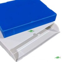 Boîte à avion en carton alvéolaire PP personnalisée, étanche, en plastique, facile à démonter, recyclable, pliable, empilable, certifiée SGS
