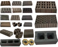 Máquina para Fabricar Bloques de Hormigón y Ladrillos de Cemento Huecos, la Más Vendida en África, con Motor Diésel
