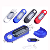 Pemutar MP3 USB 2.0 Murah Grosir dengan Layar LED 1.1" Bahan Zinc Alloy untuk Pelajar dan Pesta