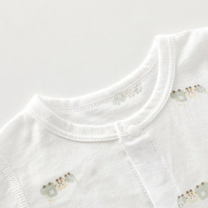 Mameluco de <span class=keywords><strong>Bebé</strong></span> de Mezcla de Algodón con Cierre de Botones a Presión, Ropa de <span class=keywords><strong>Verano</strong></span> para Bebés, Variante - Product Image 3