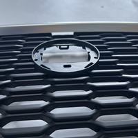 Grille de radiateur avant de voiture T4N28944 pour Jaguar XEL 2020-2024, cadre nickel nacré, grille en maille noire brillante
