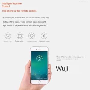 Lámpara de Techo LED Moderna Ultrafina con Control Remoto para Dormitorio, Sala de Estar, Cocina y Pasillo - Product Image 3