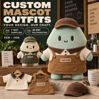 Vêtements de poupée personnalisés pour poupées articulées, poupées en peluche en coton, figurines robotiques, vêtements de poupée de différentes formes, service OEM personnalisé