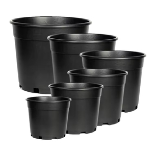Made in China Large Black Berçário Biodegradável Pots Galão Comércio Pots para Farm Growing Comércio Galão Pots para Farm Growing - Product Image 1