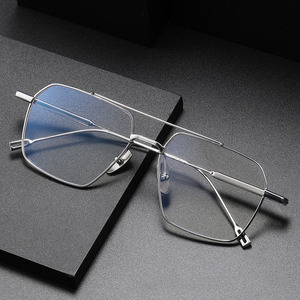 Occhiali da vista nuova montatura all'ingrosso montature per occhiali minimalisti Ultra leggeri montatura in titanio ottica - Product Image 6