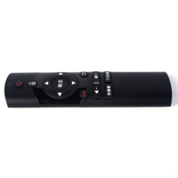 Nouvelle Arrivée Usine Vente Chaude Télécommande Vocale Noire à Code Fixe en ABS pour Téléviseur Intelligent LED LCD OEM ODM Personnalisé