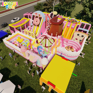 Parque Inflable Comercial de Dulces y de Ensueño, Parque Infantil Inflable, Diversión Alegre al Aire Libre - Product Image 1