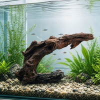 Bois décoratif en résine PKY 100 pour aquascaping, décoration de vivarium, aquascape, bois flotté pour bonsaï, aquarium, décoration de maison