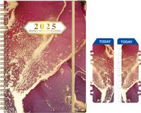Agenda d'affaires de luxe personnalisé planificateur budgétaire cahier 2024-2025 objectif quotidien planificateurs et revues hebdomadaires fournitures scolaires