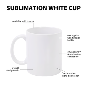 Mug en céramique personnalisable ZREGGUR, 11 oz (350 ml), 15 oz, en porcelaine blanche, tasse à café avec logo imprimé pour cadeau promotionnel - Product Image 4