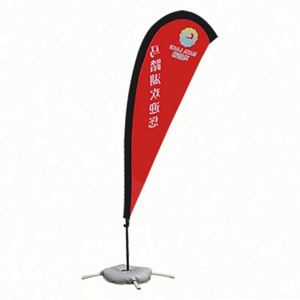 Factory Wholesale Single Sided Outdoor Digital Printing Advertising Custom Flying Teardrop <b>Flags</b> - Product Image 3