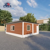 Maison préfabriquée en conteneur de 20 pieds, installation rapide (2 ouvriers/2 heures), personnalisable pour villa/bureau/hôtel