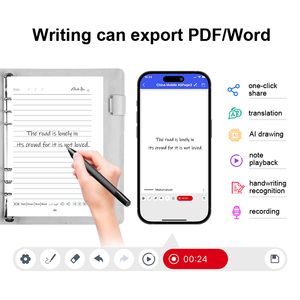 Chất lượng cao A5 máy tính xách tay ai kỹ thuật số máy tính xách tay vân tay khóa ai Chỉnh sửa tài liệu thông minh Nhật Ký máy tính xách tay thông minh Bút với logo - Product Image 5