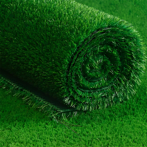 Césped Artificial para Campo de Fútbol, Duradero, Impermeable, Absorbente de Impactos, Césped Deportivo de Fácil Instalación, Color Verde, Uso Multipropósito - Product Image 1