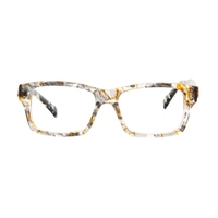 Monture de lunettes classique en acétate de grande taille carrée pour hommes et femmes, tendance, convient à toutes les formes de visage, vente en gros personnalisée, optique